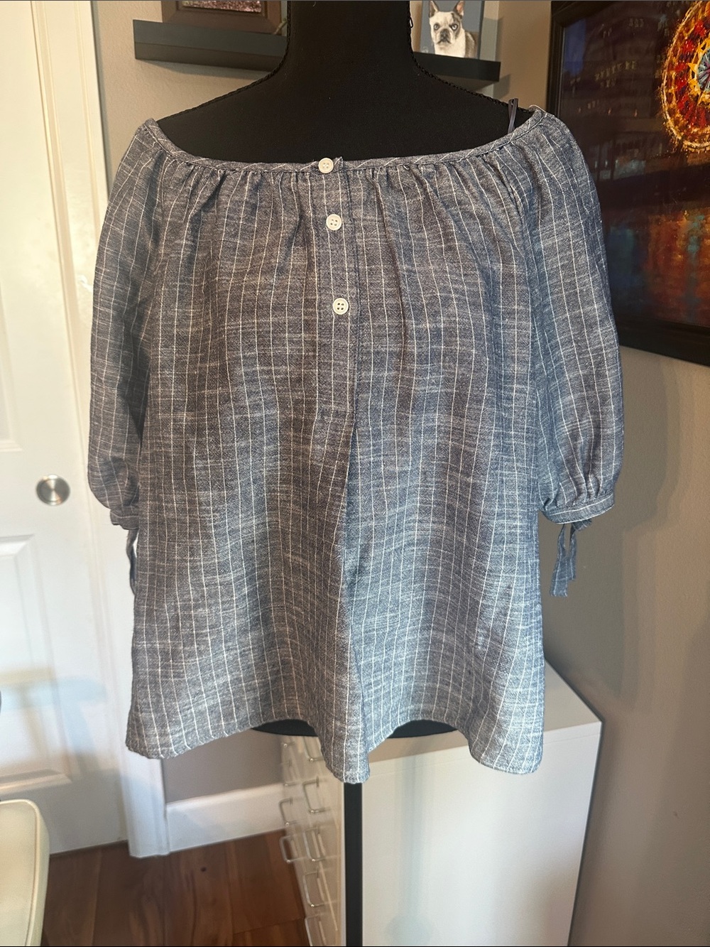 Max Studio cotton blend shirt, xl